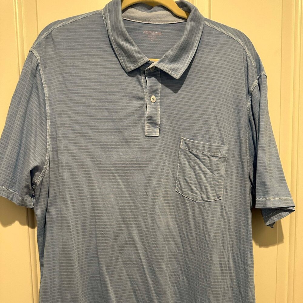 Vineyard Vines Island Polo Mens XL - ice blue